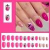 Spring Press on Nails Pink Gradient RIICFDD Nails Press on