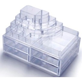 Unbranded Stackable Cosmetic Organizer 13.5" Extra Wide - 3 Drawer (XL)