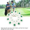 10 PCS Golf Club Head Covers Four Leaf Clover Pattern