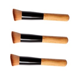 FOMIYES 3pcs Makeup Brush Set Eye Shadow Blush Powder for Women Beauty Accessories Valentine's Day for Girlfriend Wife Mom Random Color