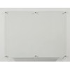 Audio-Visual Direct Clear Glass Dry-Erase Board Set - 4' x