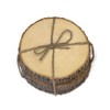 Lipper International Acacia Tree Bark Coasters, Set of 4