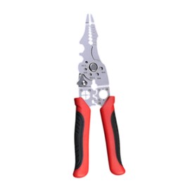 Baoblaze Wire Stripper Bobbin Winder Portable Comfortable Grip Multipurpose Professional Manual Wiring Tool Wire Stripping Tool Cutter, Red