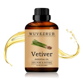 Wuvezrub Wuvezrub Vetiver Essential Oil 240ML - 100% Pure and Natural Oils for Aromatherapy Diffuser - 8 Fl Oz/Vetiver