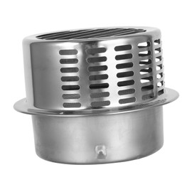 COHEALI Stainless Steel Hooded Wall Vent Cover with Rain Protection for Kitchen and Dryer Ventilation Outdoor Exhaust Cap for Improved Air Circulation and Smoke Venting