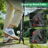SHAWTY 4-Claw Steel Weed Puller Tool, Heavy Duty Stand Up