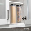 Tall Clear Spaghetti Pasta Container Storage With Lid.Multi-Purpose Kitchen Pantry