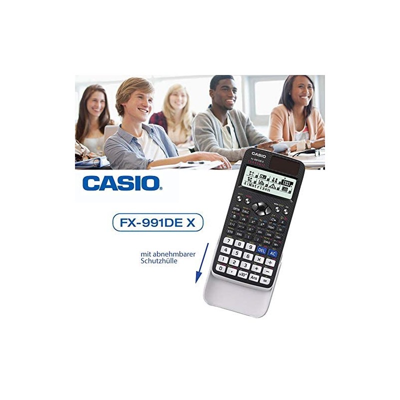 Casio FX-991DE X Technisch wissenschaftlicher Rechner Schwarz Display (Stellen): 12