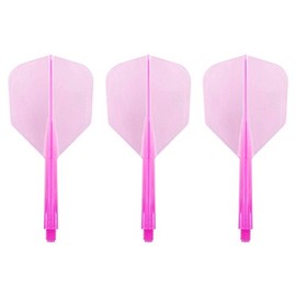 Condor Zero Stress Flight System - Small Clear Pink - Dart Flights Medium