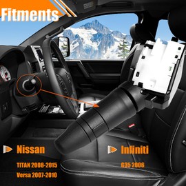 Quivimoro Headlight Dimmer Turn Signal Switch for Nissan Titan 2008-2015, Versa 2007-2010, Infiniti G35 2006, Multifunction Combination Turn Signal Switch Replace OE# 1S11962, 25540EE90E, 25540EE90A
