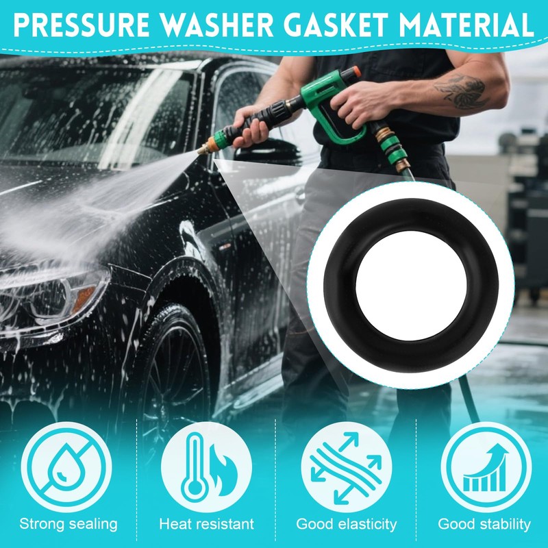 10 Pack Pressure Washer O Rings for 1/4" Quick Connect