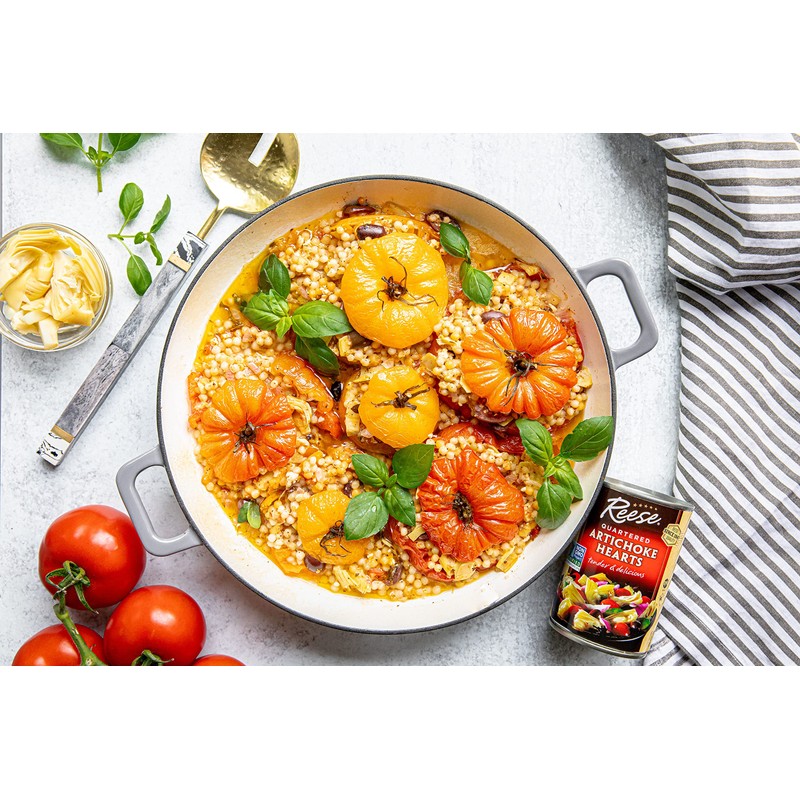 Reese Quartered Artichoke Hearts, 14 Ounces (Pack of 12)