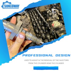 9010 Fuel Injector Remover Puller Fits for 5.9L & 6.7L Cummins Diesel Engine/Dodge Ram Truck1500 2500 3500 4500# 9010A 9010B