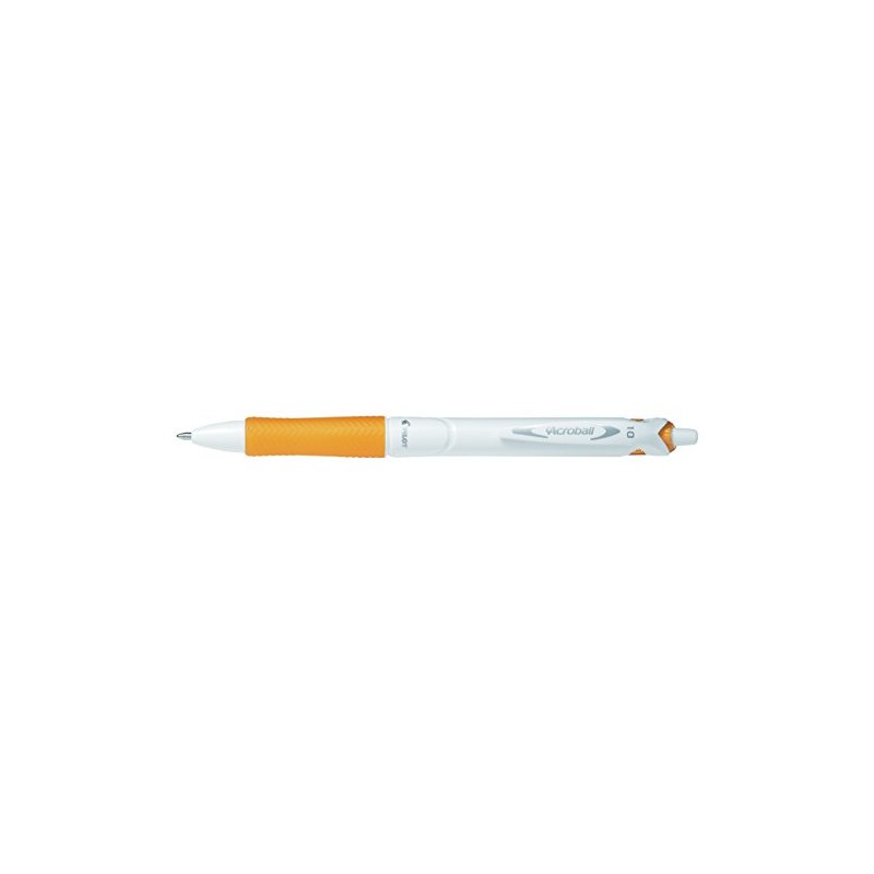 Pilot Acroball Retractable Ballpoint - Pure White/Orange