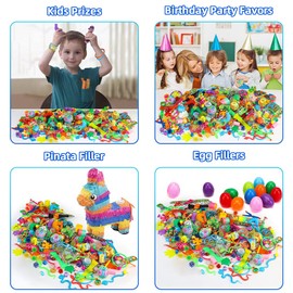 AmyBenton Party Bag Filler Kid, 200PCS Prizes for Kids Classroom, Pinata Toy, Birthday Fillers, Game Prizes, Classroom Rewards, Goody Fillers Boy and Girl