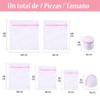 7 Piezas Bolsas de Lavandería, Bolsa Para Lavar Ropa Delicada,