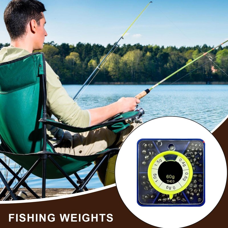 Split Shots for Fishing - Angling Weights Sinkers | Portable
