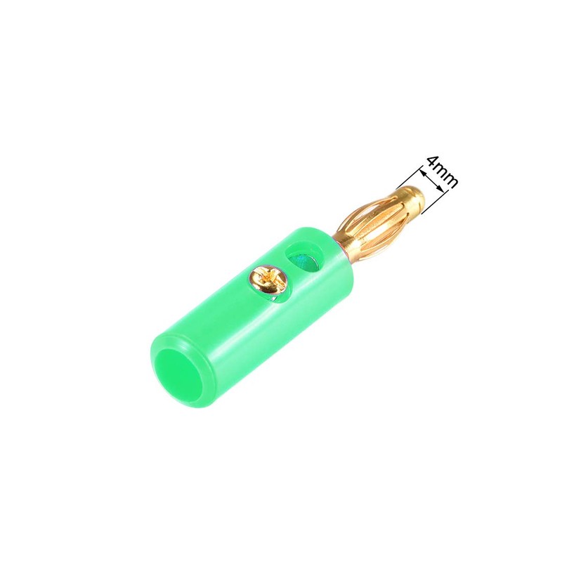 sourcing map 4mm Banana plugs Speaker Wire Cable Screw Plugs
