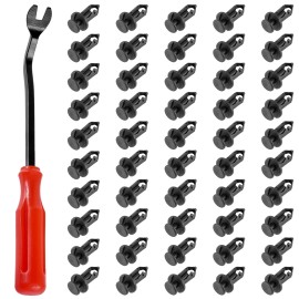 Caltric 50 Fender Rivet Clips w/ Tool for Polaris General 1000 / General 4 1000 7661855