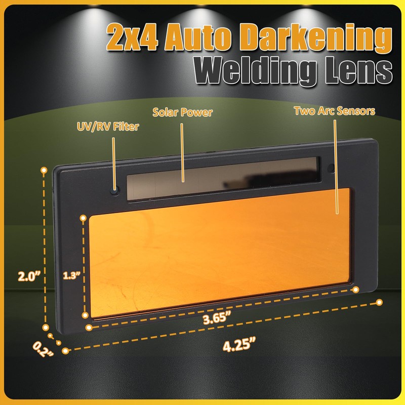 Auto Darkening Welding Lens, Shade 10 True Color Welding Lens