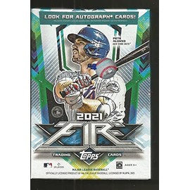 2021 Topps Fire Baseball Blaster Box - 4 Gold Minted Cards