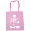 Hippowarehouse Keep Calm I'm a Baker Tote Shopping Gym Beach