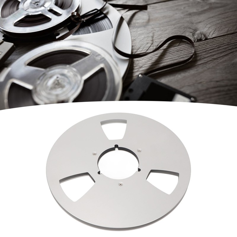 1/4 10 Inch Empty Tape Reel Aluminum Alloy Reel Tape