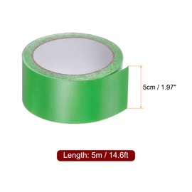 HARFINGTON Tarpaulin Repair Tape, 2" x14.6ft Universal Waterproof Awning Cloth Repair Tape for Crafts Home Improvement Outdoor Tent, Light Green