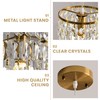 KJLARS Modern Crystal Pendant Light for Kitchen Island Height Adjustable