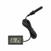 Fasizi 2-in-1 Digital LCD Embedded Thermometer Hygrometer with External for