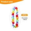 ZORVUJI Hawaii Chains, Flower Chain, Pack of 3, Tropical Hawaiian