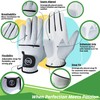 H-Cube All-Weather Microfiber Golf Gloves Men Right Handed Golfer Large