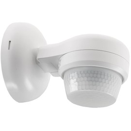Motion Sensor Surface-Mounted Motion Sensor Wall Motion Sensor 360° IP65 Indoor Outdoor Wet Room LED Suitable White