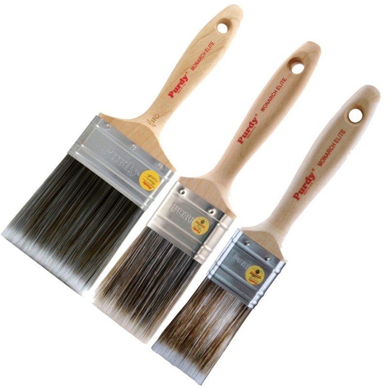 Purdy PURMONSPEC3 Monarch Elite Paint Brush Set, 3 Piece, Animal