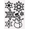 folia 23822 Transparent Pictures, in Winter Design, Set for 13