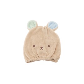 Afternoon Tea Living HY32 Baby Towel, Bear Quick Drying Towel Cap, Brown