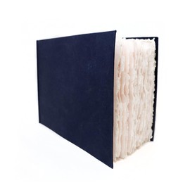 Artway Indigo - Cotton Rag Paper Sketchbook - A4 Landscape Format - 70 Pages/35 Sheets of 250gsm Medium Texture 100% Cotton Rag Paper - 100% Handmade
