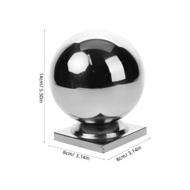 ARTIBETTER Stainless Steel Balls for Decorative Fence Post Caps Hand Railing Balls Replacement