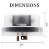 CHISWEAR Twist-Lock Thermal Photocontrol with Time Delay for Outdoor- Controls