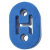 Universal Blue 2 Hole Exhaust Rubber Mount Hanger Heavy Duty