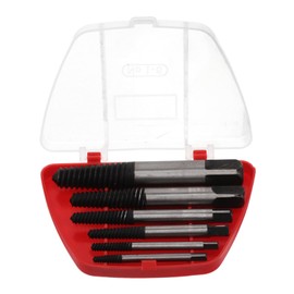 jojofuny Damaged Screw Extractor Kit 6pcs Extractor Tool Set Universal Bolt Extractor for Stripped Damaged Screws Bolts