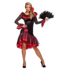 Adult Flamenco Dancer Ladies Costume: (EU48 UK20/22 US16)
