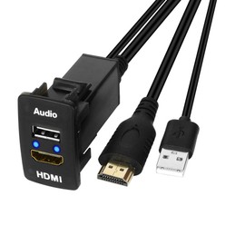 USB Input Port & HDMI Input Port Car USB Port for Toyota Hilux VIGO Car System New (HDMI)