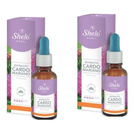 2 Extracto Cardo Mariano, 30ml / Depurador De Higado Shelo