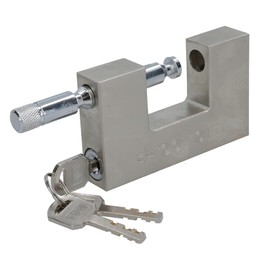 Padlock Steel Security Shutter Lock Container Door 100mm Rotating Shackle TE722