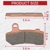 Brake Pads Front and Rear Compatible with Harley Davidson Road