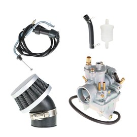 ALL-CARB Carburetor with Air Filter Replacement for Yamaha PW80 Y-Zinger Big Wheel 80 BW 80 Dirt Bike 1983-2006 Carb Replacement 21W-14101-01-00