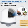 YKMGON Replacement Ceramic Dome Water Filter with Coconut Shell Activated