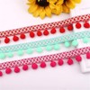 2 Yards 2.8 cm Colourful Pom Poms Tassel Trim Pompom