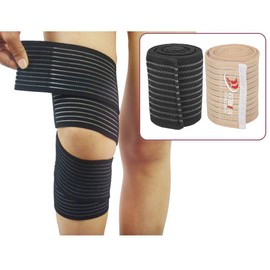Knee wraps, Rodilleras, vendaje elástico de la rodilla protección vendaje de la manga correa de soporte de rodilla gimnasio, levantar pesas, Fitness y
